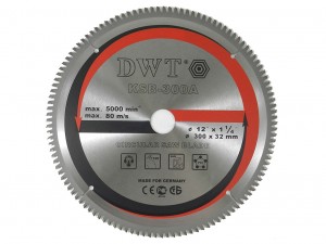 Диск пильный, 210х80Тх30, пластик-алюминий DWT KSB-210A