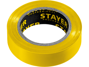 Изолента ПВХ, 15мм х 10м, желтая STAYER "Protect-10"