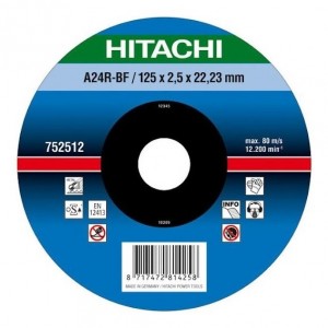 Круг отрезной, 180х3,0х22,2 мм, по металлу HITACHI