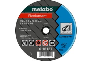 Круг отрезной, 230х3,0х22,2 мм, по металлу METABO Flexiamant