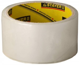 Лента клеящая, упаковочная, 48мм х 60м, прозрачная STAYER