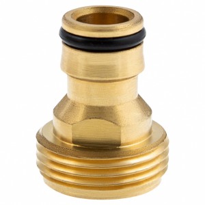 Адаптер (соединитель-резьба наружная) 3/4", латунный PALISAD