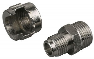 Переходник для пневмоинструмента, резьба 3/8" - байонет ("папа") KRAFTOOL