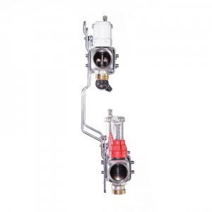 Коллекторная группа со встроенными расходомерами, 1"х8 вых., Евроконус 3/4" VALTEC