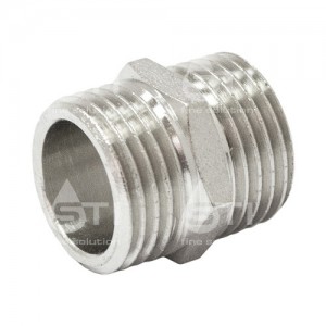 Ниппель 3/8"х1/4" никелированный