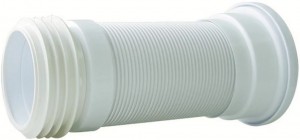 Гофра сливная для унитаза 280-560 мм, армированная AQUANT T928