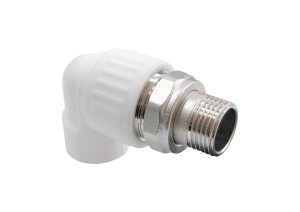 Угол ПП с американкой наруж. резьба 25х3/4"