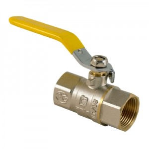 Кран шар. рыч. 1 1/2", гайка-гайка, газ TK