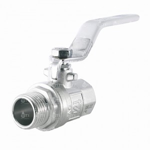 Кран шар. рыч. 1", гайка-штуцер, вода STI