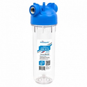 Корпус магистрального фильтра 3/4", прозрачный, 10" АКВАБРАЙТ