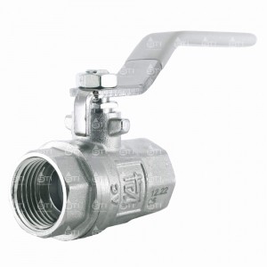 Кран шар. рыч. 2 1/2", гайка-гайка, вода STI