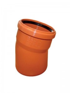 Отвод 110-15* наруж. канализ.