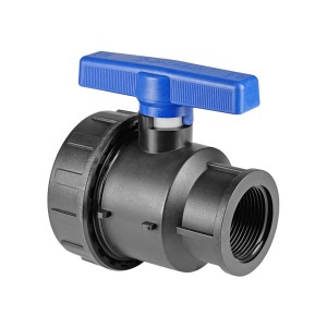 Кран компрессионный 1 1/4", гайка-гайка