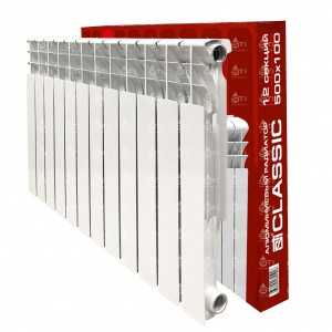 Радиатор алюминиевый, 500/100, 12 секций STI