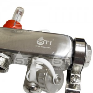 Коллекторная группа со встроенными расходомерами, 1"х9 вых., Евроконус 3/4" STI