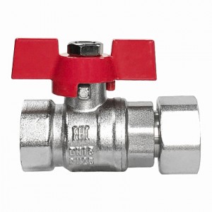 Кран шар. баб. 3/4", гайка-накидная гайка, вода STI