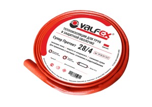 Теплоизоляция 18/4 мм, 10м, красная VALFEX