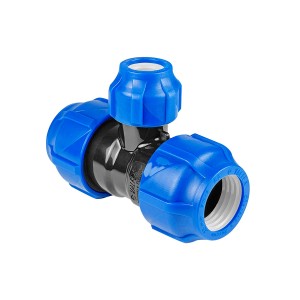 Тройник компрессионный 63х25х63