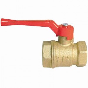 Кран шар. рыч. 1 1/4", гайка-гайка, вода БАЗ