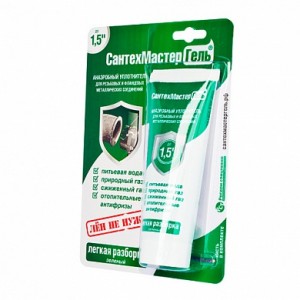 Анаэробный уплотнитель резьбы 60 г, зеленый СантехмастерГель