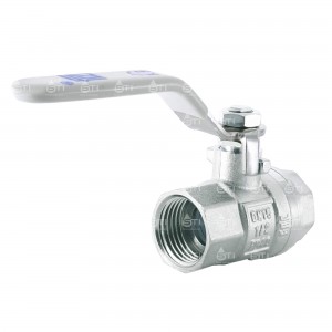 Кран шар. рыч. 1 1/4", гайка-гайка, вода STI