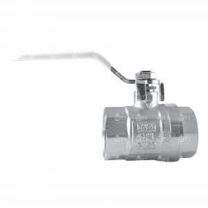 Кран шар. рыч. 1 1/4", гайка-гайка, вода STI