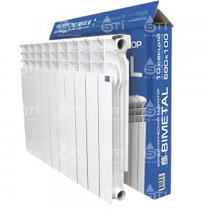 Радиатор биметаллический 500/100, 10 секций STI