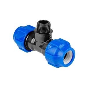 Тройник компрессионный 32х1/2"х32 наружная резьба