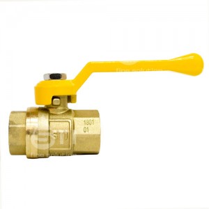 Кран шар. рыч. 1 1/4", гайка-гайка, газ STI