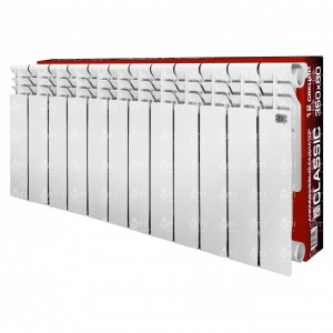 Радиатор алюминиевый 350/80, 12 секций STI