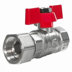 Кран шар. баб. 3/4", гайка-накидная гайка, вода STI