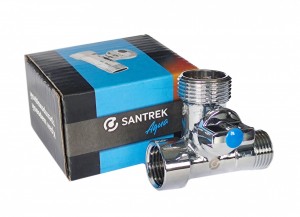 Кран шар. трехпроходной SANTREK Aqua