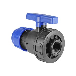 Кран компрессионный 50x1 1/4", цанга-гайка