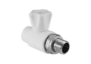 Кран шар. ПП для радиатора 20х1/2", прямой