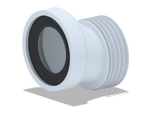 Эксцентрик для унитаза 20 мм, жесткий, с выпуском 110 мм