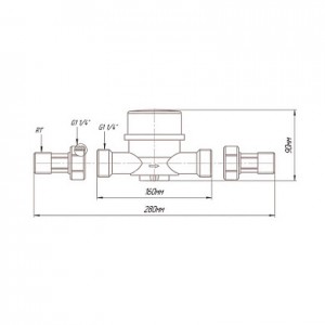 Счетчик воды НОРМА СВКМ-25 Х