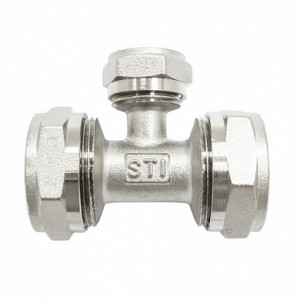 Тройник обжимной 32х16х32