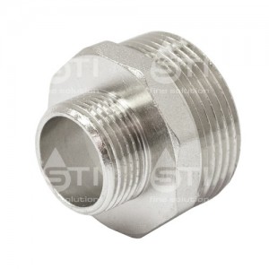Ниппель 3/4"х3/8" никелированный