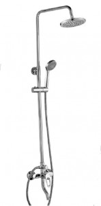 Смеситель для ванны, однорукий, с тропическим душем DECOROOM DR21071