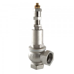 Клапан предохранительный 1/2", 1-12 бар, регулируемый, гайка-гайка VALTEC
