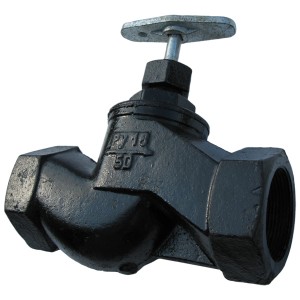 Вентиль 1/2", чугун (15кч18п), муфтовый