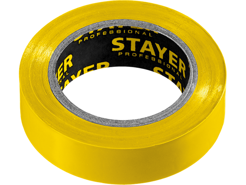 Изолента ПВХ, 15мм х 10м, желтая STAYER "Protect-10"
