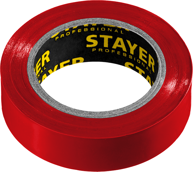 Изолента ПВХ, 15мм х 10м, красная STAYER "Protect-10"
