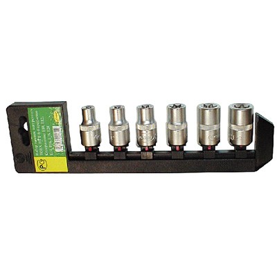 Набор торцевых головок, E10-E20, TORX, 6 шт., 1/2" НГТ-6 АРСЕНАЛ