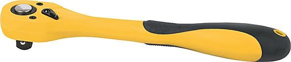 Трещотка для торцевых головок, 1/2", 72 зуба, обрезиненная рукоятка FIT