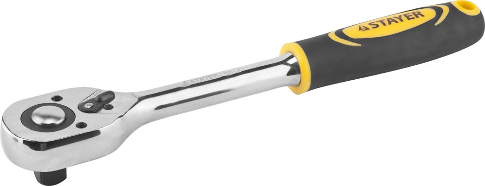 Трещотка для торцевых головок, 3/8", 45 зубов STAYER "PROFI"