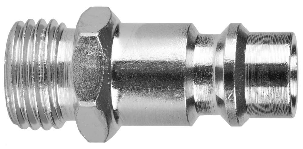 Переходник для пневмоинструмента, резьба 1/4" - быстросъем ("папа" - "папа") STELS