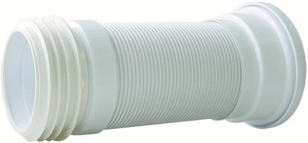 Гофра сливная для унитаза 280-560 мм, армированная AQUANT T928