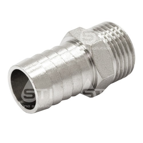 Штуцер 1/2"х18 мм, наруж. резьба, никелированный