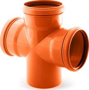 Крестовина 110х110х110-87,5* одноплоскостная, наруж. канализ.